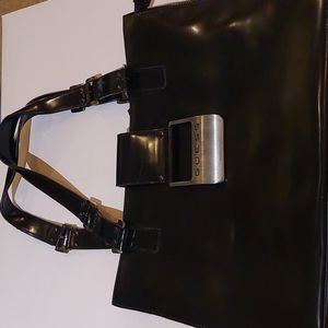Guess Black Patent Purse